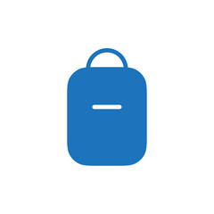 Bag pack icon Flat line illustration