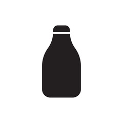 Bottle icon Flat line illustration