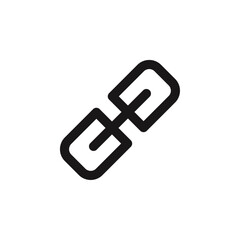 link icon Flat line illustration