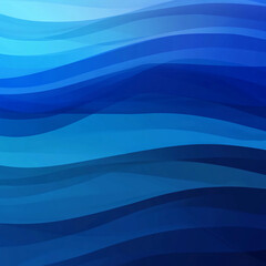 Obraz premium abstract blue wave background