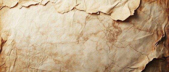Fototapeta premium Wrinkled and Stained Vintage Paper Texture