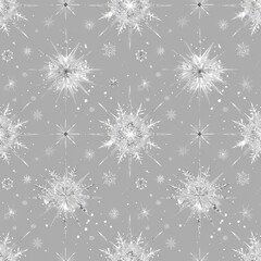 Christmas Clipart Featuring Snowflake Borders and Elegant Winter Themes