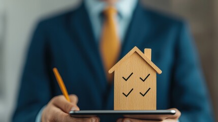 Urban real estate consultation professional meeting on property management