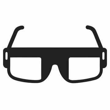 recommend clip art: Smart Glasses Black Silhouette Vector Art