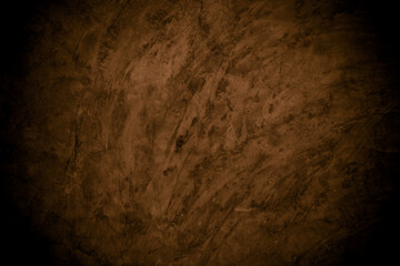 Old wall texture cement dark black brown background abstract grey color design are light with white gradient background.