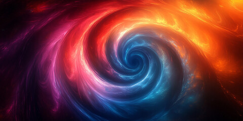 red and blue abstract