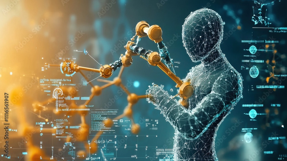 Aufkleber visualizing carbon molecules bonding dynamics in a digital environment a creative infographic repres