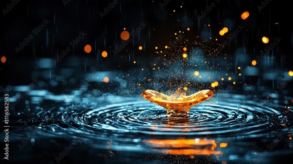 Poster dynamic molecular reactions in liquid environments exploring chemical interactions and physical chan