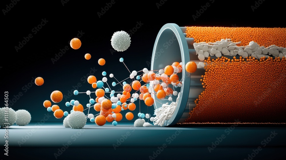Poster Exploring molecular diffusion phenomena across a semi-standard barrier in biological systems a comprehensive study of particle movement