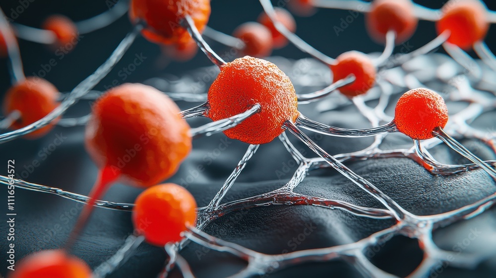 Poster Molecular interactions forming standard structures in laboratory settings a visual exploration of science and technology