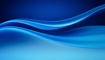 Obraz premium Blue Gradient Swoosh Background For Greeting Cards, Announcements, Brochures
