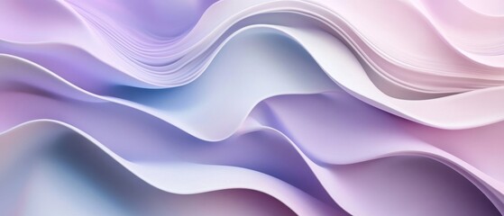 Obraz premium Abstract Purple and Blue Wavy Pattern
