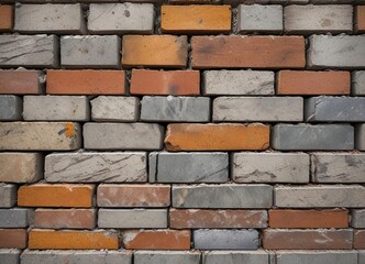 Obraz premium Weathered concrete bricks with exposed aggregate and a worn texture on the surface, building material, rugged, concrete