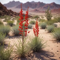 Ocotillo plants growing in clusters along the ground, arizona, ocotillo