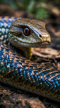 snake on a tree