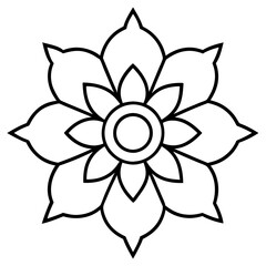 Hand-Drawn Mandala Vector.