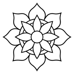 Hand-Drawn Mandala Vector.