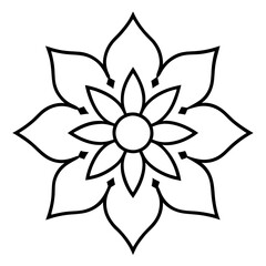 Hand-Drawn Mandala Vector.
