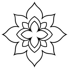 Hand-Drawn Mandala Vector.