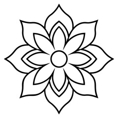 Hand-Drawn Mandala Vector.