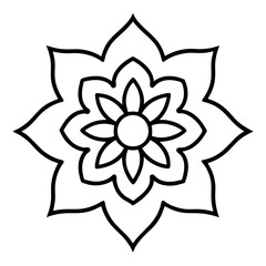 Fototapeta premium Hand-Drawn Mandala Vector.
