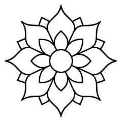 Hand-Drawn Mandala Vector.