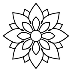 Hand-Drawn Mandala Vector.