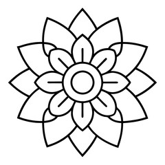 Hand-Drawn Mandala Vector.
