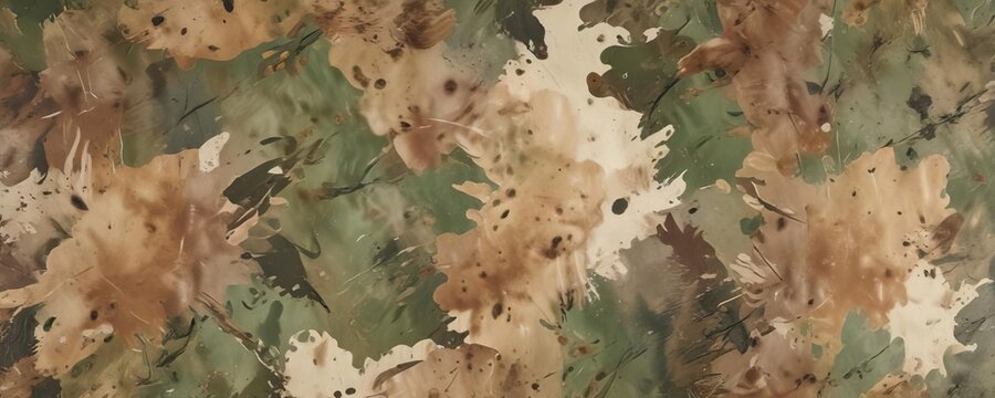 Multicam camouflage with green, tan, and brown blotches, Combination, Multicam