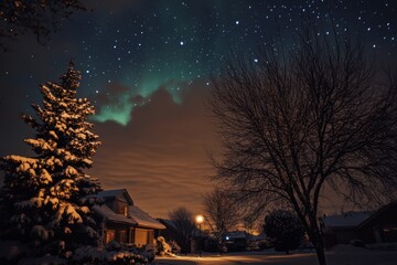 Northern Lights in Winter 