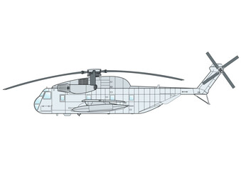 Schwerer Transporthubschrauber