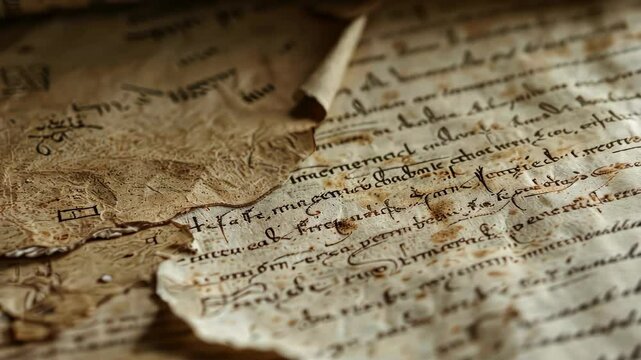 Ancient Manuscript: A Glimpse into History