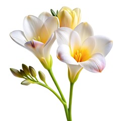 Obraz premium green leaf on a white background