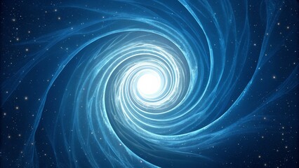Fototapeta premium Celestial Swirl Digital Vortex into Light