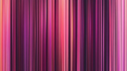 Vertical pink, purple, and red stripes background.