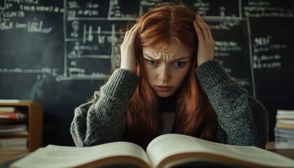 College Student Struggling With Formulas On Blackboard And Using Textbook As Shelter In Class Setting: A Study In Confusion.