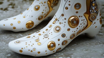 Obraz premium Athletespecific prosthetic design optimization shown through athletespecific prosthetic optimization tool customizing prosthetic limb design based biomechanics data