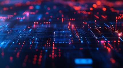 Obraz premium Futuristic financial market visualization advanced data insights trends image