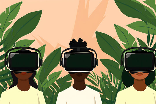 internet safety campaign, vr headsets offer a glimpse into internet safety on safer internet day with colorful safety badges and a thrilling discovery experience