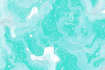 Futuristic vector illustration of a aqua circuit board with intricate digital tech elements, perfect for advanced technology backgrounds.	
