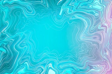 Fototapeta premium Futuristic vector illustration of a aqua circuit board with intricate digital tech elements, perfect for advanced technology backgrounds. 