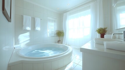 Porcelain tiles for bathrooms create a sleek, sophisticated atmosphere, enhancing comfort and style while providing a durable and easy-to-clean surface for relaxation.