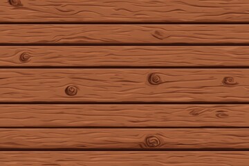 Naklejka premium Brown wooden planks with natural grain texture