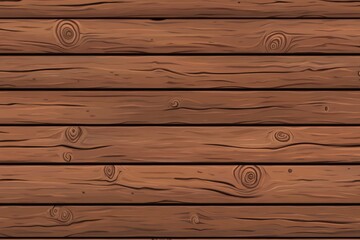 Fototapeta premium Seamless wooden plank texture with natural grain and knots