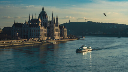 budapest, hungary, parliament, architecture, travel river danube