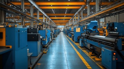 Fototapeta premium Factory shop floor