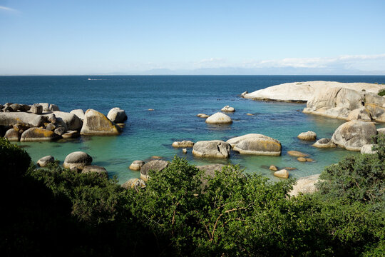 Scenic Coastal Rocks and Ocean