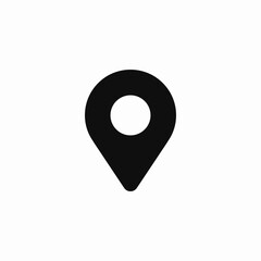 location pin icon sign vector