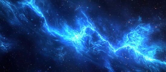 blue space background