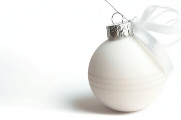 silver christmas ball